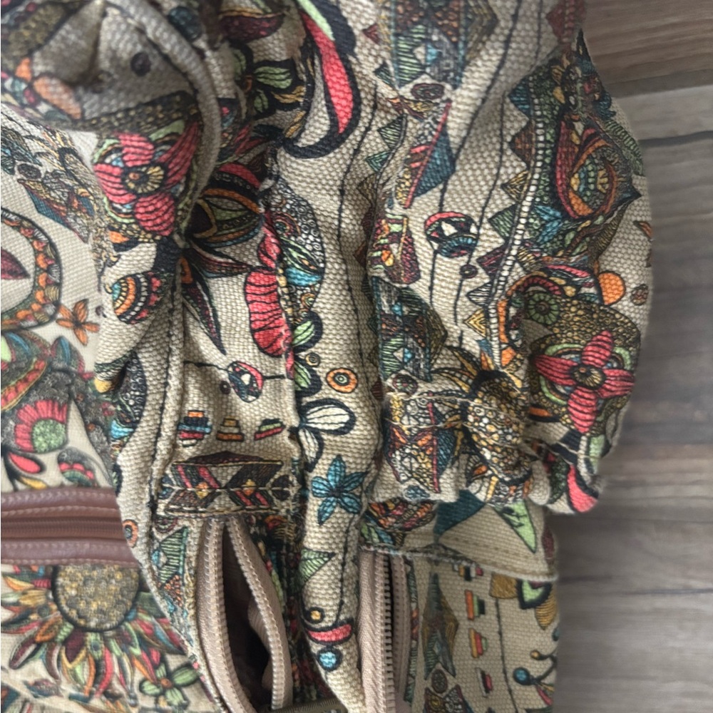 Sakroots Owl Multi Colored Backpack - image 6